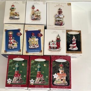 Hallmark Keepsake Lighthouse Ornament Collection